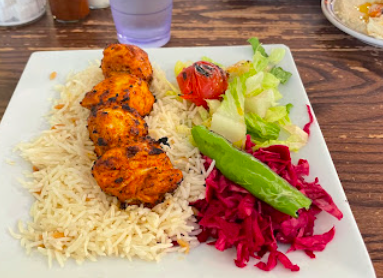 Istanbul Grill signature dishes Lahmajoun
Chicken Shish
Chicken Adana